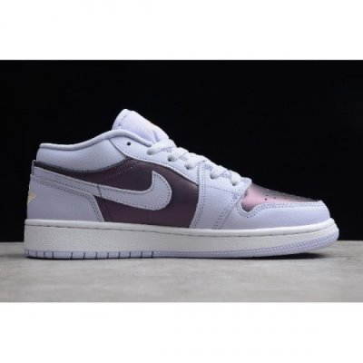 Nike Bayan Air Jordan 1 Low Gs Oxygen Mor Basketbol Ayakkabısı Türkiye - 3PBHD2V5